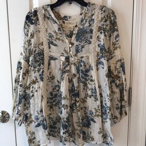 Denim & Supply by Ralph Lauren Floral Top Sz Small